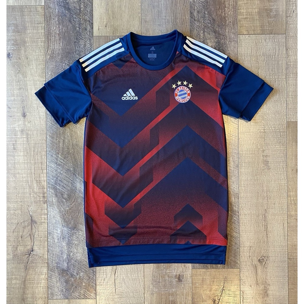Adidas FC Bayern Munich 2017/18 Training Pre Match Jersey Men's Sz Small